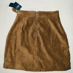 Hollister Ultra High-Rise suede Mini skirt